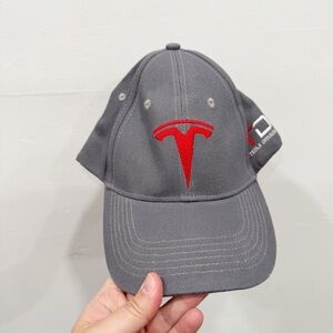 Tesla Driving Group Grey Baseball Cap Hat TDG Cotton
